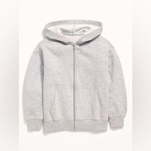 Old Navy boys zip up fleece hoodie size 6-7